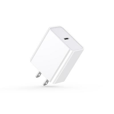 China Hot Selling Gan Charger Portable 20w Mobile Phone Palladium Palladium Fast Charger For Iphone 11 12 13 for sale