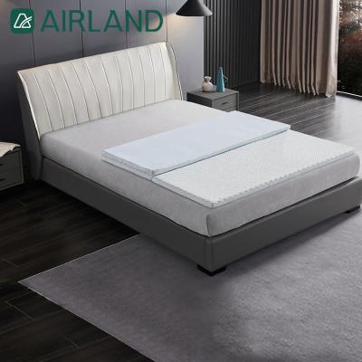 China Jacket: white knitted fabric + white ordinary 3# zipper + bottom: white pearl fabric sleep white knitted fabric mattress folding bed free sample portable mattress for sale