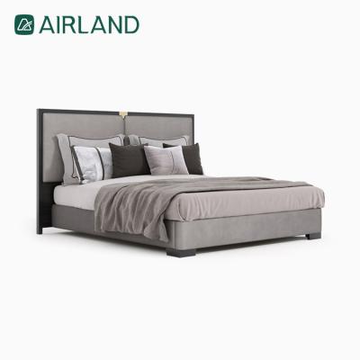 China Star Technology Adjustable Comfortable Hotel Bed Fabric Bed Frame Double Bed (Other) for sale