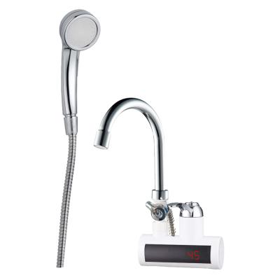 China Easy Install R51-12W Shower Hot Water Faucet Instant Hot Electric Heating Instant Heating Electric Water Faucet and Shower for sale