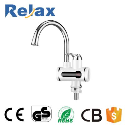 China Hotel R32-14D 110volt Automatic Electric Faucet Wall Mount Faucet Plastic Heat Water Faucet for sale