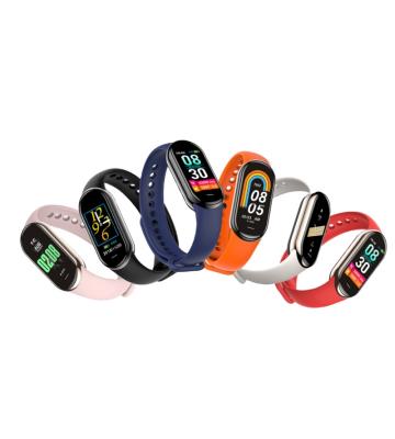 China IP68 waterproof The M8 Smart wristband features a 1.14-inch HD screen with easy-to-replace strap, heart rate and waterproof motion for sale