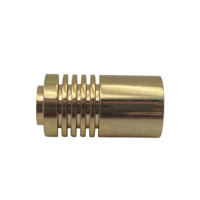 China Industrial Equipment Factory Direct Sale Small OEM Precision CNC Lathe Machined Brass Surface Finish Portable Brushing CNC Machining Parts for sale