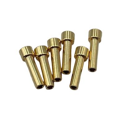 China China high quality brass precision industrial equipment magnetic manufacturing part custom logo spring probe pin pogo machining filler pin for sale