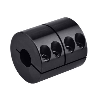 China Rigid Coupling Hotels 15mm x 15mm 29mm OD & 45mm Length Black Oxide Flange Style Steel One Piece Shaft Collar for sale