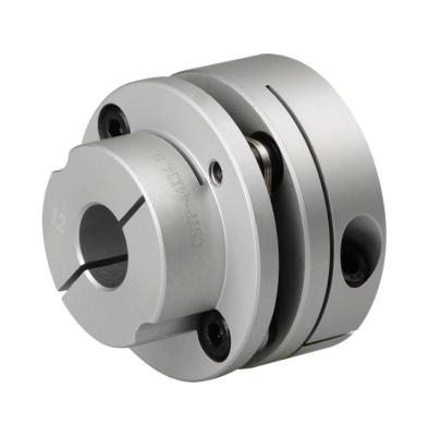 China Garment Shops Aluminum Alloy Clamping Couplings Flexible Coupler Stepped Double Diaphragm Coupling for sale