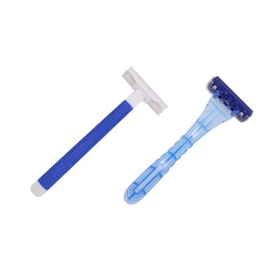 China Sweden Factory Blade Stainless Steel Twin Blade Hotel Wholesale Twin Razor Disposable Razor for sale