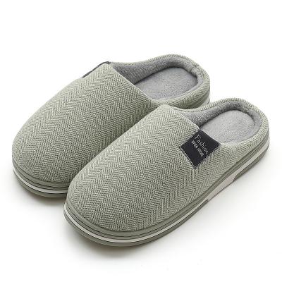 China Fashion Trend China Factory Autumn And Winter Bottom Soft Cotton Non-slip Indoor Slippers for sale