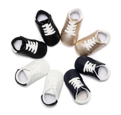 China Baby Toddler Shoes New PU Light Style Sports Shoes Baby Children's Shoes Non-slip Baby Toddler Shoes for sale