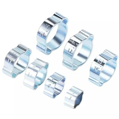 China Health Care Galvanized Double Ear Pipe Clamp Ear Pipe Clamp Metal Stainless Steel/Double Double Pipe Clamp for sale