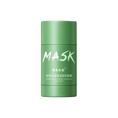 China 2021 New Face Skin Care Green Tea Mask Stick Private Labeling OEM Support for sale