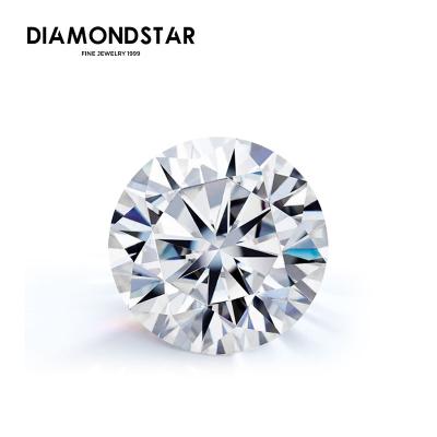 China Diamondstar HPHT Lab Developed Diamond CVD Around Cut Lab Diamond D Color E-F VVS VS 1carat 2carat IGI Gross Inner Surface Loose Diamond Around Brilliant Cut for sale