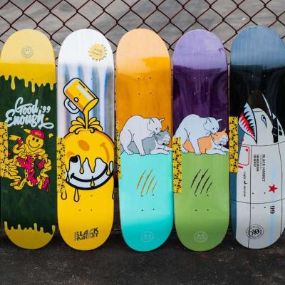 China Youth Skateboard Canadian Maple Wood Professional Cruiser Fish Skate Board Deck Complete Pro High Quality Aluminum Graphics Boards for sale