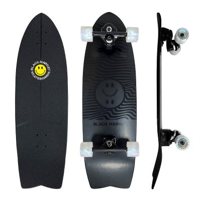 China Pedalless Professional Pedalless Smile Board Male Tailor Board Land Punch Board Land Surfboard BOM Youth and Beginner Female Students SEEK for sale