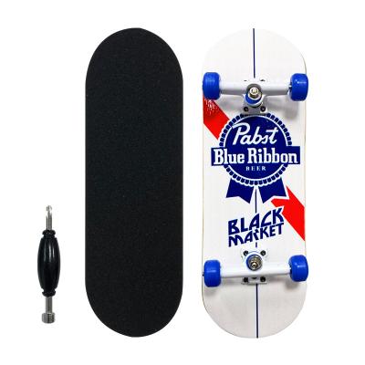 China Wholesale Custom Maple Youth Tech Fingerboard Mini Wooden Fingerboard Wooden Skateboard Deck for sale