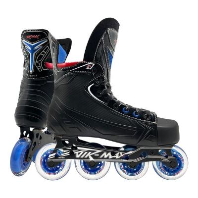 China For Hockey Sport New Design Factory Sell Inline Hockey Skates 4 PU Rollers Inline Roller Skates for sale