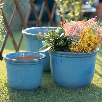 China Home Decorative Cheap Colorful Minimalist Ceramic Flower Pots Plant Garden Cute Elegant Cute Low MOQ for sale