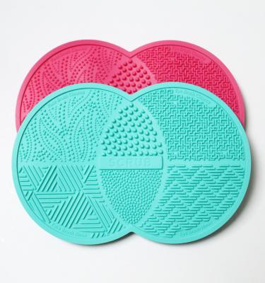 China Silicone Mat Pad Makeup Brush Cleaner Silicone Makeup Brush Cleaner for sale