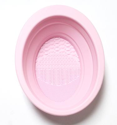 China Makeup brush cleaner silicone makeup brush cleaner mat/pad popular private label for sale