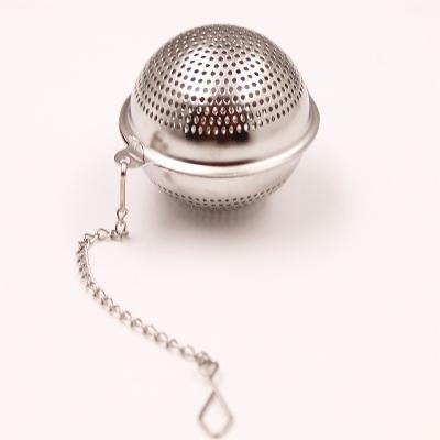 China Amazon Stainless Steel Sustainable Hot Tea Ball With Chain for sale