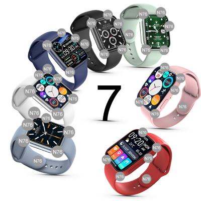 China Build In 2021 New Fashionable Snapshot Smart Watch Series7 Calls Smart Watch Intelligente iwo13 Wrist N76 Smart Watch Fitness for sale