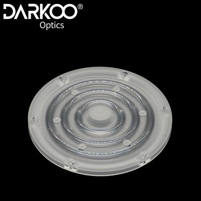 China High Bay Light 90 Degree 2835 Round SMD High Bay Lens 140mm Diameter for sale