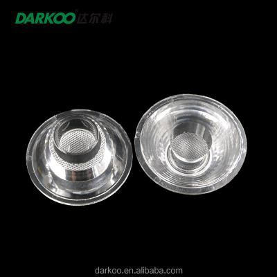 China Clear Plano-convex Led Lights Optical Lens COB Led Lens For Bike Projector Headlight With Narrow Beam Angle for sale