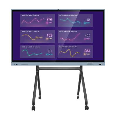 China Education.Training.Office 65 75 85 Inch 4k Classroom Interactive Smart Panel IR Flat Panel LCD Digital Electronic Touch Screen for sale