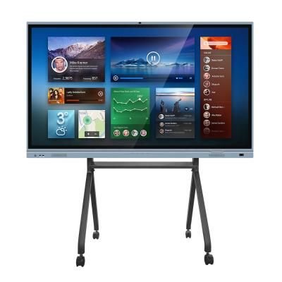 China Indoor Store/Retail/Supermarket 65 75 86 98 Multi Touch Display Panel 4k Android Indoor Smart Interactive Digital Panel For School And Conference for sale