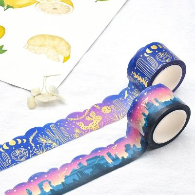 China Pet Waterproof Rose Gold Foi Washi Tape Waterproof Planner Pineapple Foil for sale