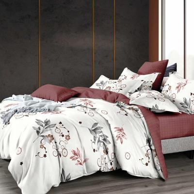 China Russia Market 90gsm 235cm Bed Linen Fabric Shrink-Resistant In Stock Roll Packing Wholesale 100% Polyester Printed Fabric for sale