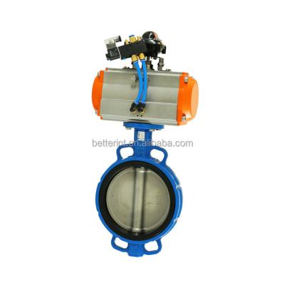 China SICOMA SW200 General Wafer Butterfly Water Pneumatic Valve for sale