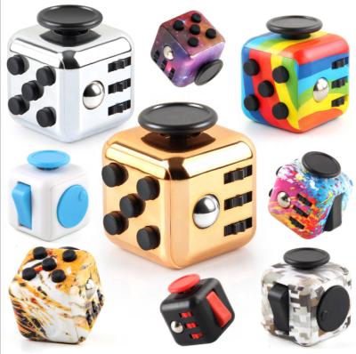 China Pressure Relieve Funny Game Decompression Dice Anxiety Relief 6 Sides Anti Strain Magic Cube Anxiety Toys For Adult Children for sale