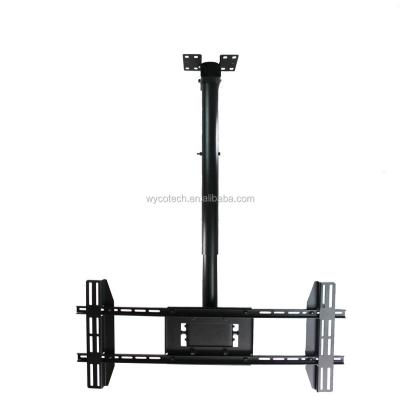 China SPCC Cold Rolled Steel Brand New Flip Down Ceiling Tv Mount Tilt And Swivel Ceiling Mount for sale