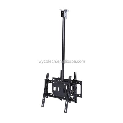 China SPCC Cold Rolled Steel 360 Degree Metal Flip Down Double Sided TV Ceiling Mount 26