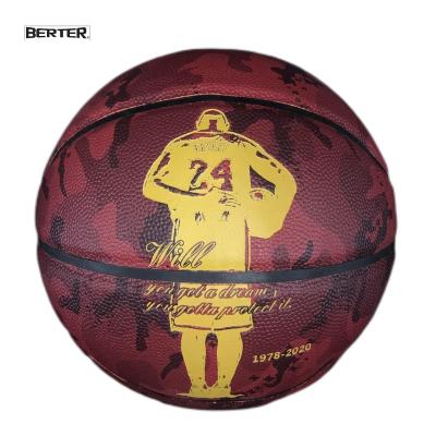 China 2023 Basketball Fashion Luxury PU Models High Quality Leather Materials Kobe Signature Basketball Ball Wholesale New Basketball Matches Price for sale