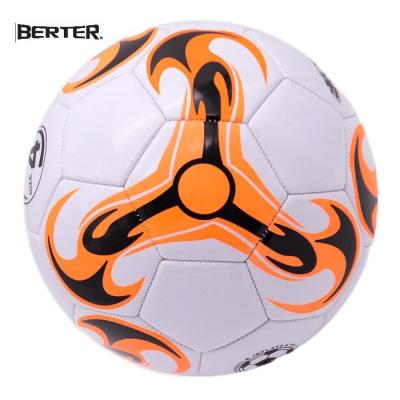 China Hot Sale Men's And Women's Outdoor Sports Soccer Traning/ Football Match Standard Size Weight Training Ball PU Leather Promotional Custom Football for sale