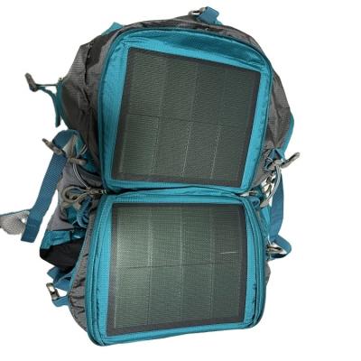 China USB Charging Solar energy backpack USB Power Panel With Charger School Bag Solar Energy Backpacks for sale