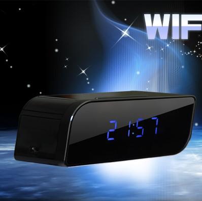 China XZ function t8s HD 1080P mini wireless wifi camera clock security spy clock recording hidden camera for sale