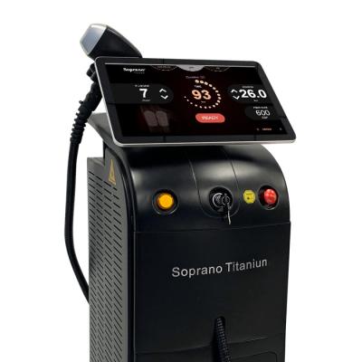 China 1064Nm Hair Removal Diode Laser Alexandrite Laser Hair Removal Machine Sopranoic Titanium for sale