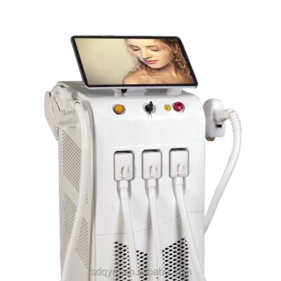 China Skin Tightening 2022 Newest 4 in 1 Multifunctional Elight diode laser ND yag laser rf skin care laser hair tattoo removal machine for sale