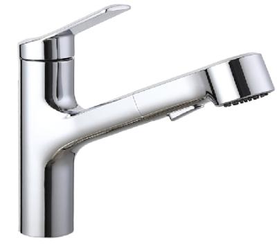 China Modern Cheap Zinc Alloy Kitchen Faucet Modern Platic Water Way Free Price Bracket Pull Out Kitchen Faucet for sale