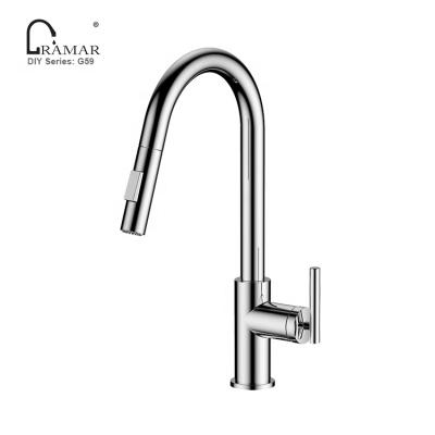 China cUPC 1.8gpm America's Contemporary Lead Free Style Pull Out Electric Spout Beer Bar Faucet For Kitchen Sink for sale