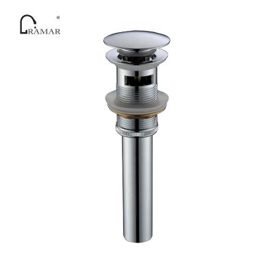 China Traditional High Quality Bathroom Accessory Slam-Click Pop Up Basin Drainer With Overflow Bathroom /kitchen Brass Part/Toilet Part/Shower for sale