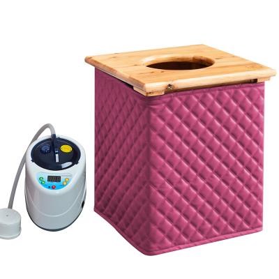 China Portable PP Yoni Steamer Wooden Material Wholesale Medical Seat Chair Portable Vaginal Steamer Electric Steamer for sale