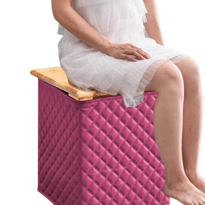 China Medical PP Material Wholesale Yoni Steam Seat Wooden Chair with Portable Electric Vaginal Steaming Detox Steamer for sale