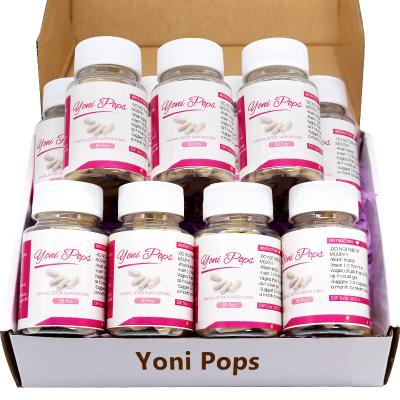 China Amazon Hot Selling Yoni Pops Capsules Vaginal Suppositories Natural For Restore Women's PH Balance YJF for sale