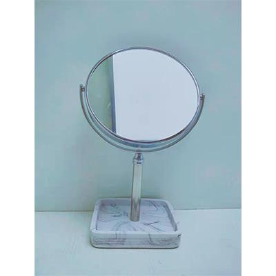 China Magnifying Tabletop Decorative Mirrors, Irregular Star Shape Acrylic Mirror with Resin Base, for Makeup and Home Decorative for sale