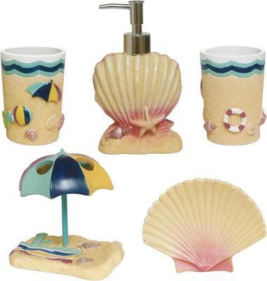 China Sustainable Seaside Beach Bathroom Accessories And Fittings For Kids Luxury Fantasy for sale