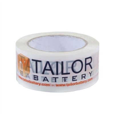 China Manufacturer Strong Adhesive Printed Bopp Waterproof Packing Tape With Company Logo For Shipping Box for sale